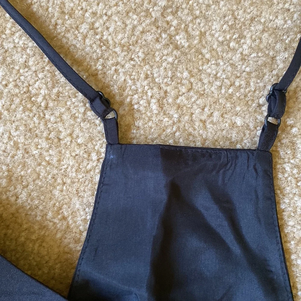 J. Crew black dress 2 mini spaghetti strap sleeveless little black dress LBD - Picture 4 of 7